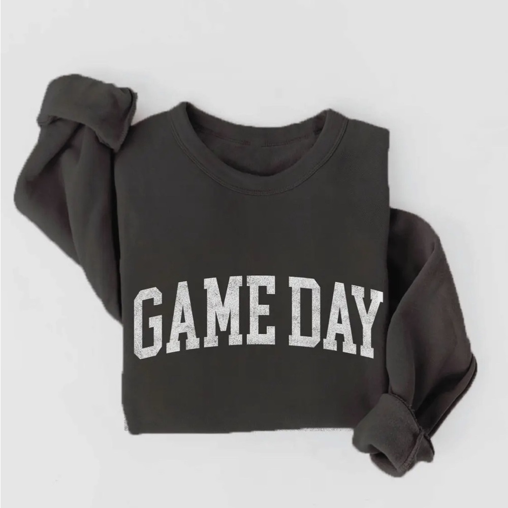 Black 'Game Day' Sweatshirt